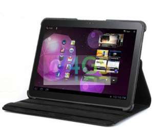 Rotating Leather Smart Cover Stand For Samsung Galaxy Tab 10.1 P7510 