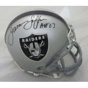 James Lofton Autographed/Hand Signed Oakland Raiders Mini Helmet with 