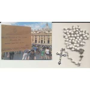  First Communion Rosary Blessed by Pope Benedict XVI on 6/1 
