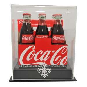  New Orleans Saints Six Pack Soda Bottle Display   Sports 