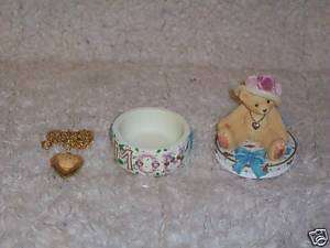 Cherished Teddies MOM Maker of Miracles w Necklace BOX  