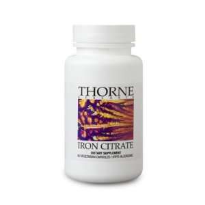  Iron Citrate 60 Capsules   Thorne Research: Health 