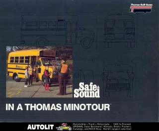 1989 Thomas Minotour Ford School Bus Brochure  