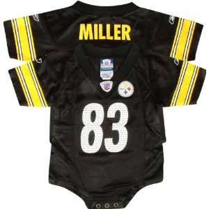   Black Reebok NFL Pittsburgh Steelers Infant Jersey