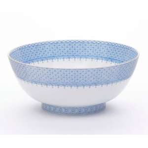  Mottahedeh Cornflower Lace Salad Bowl 9 in