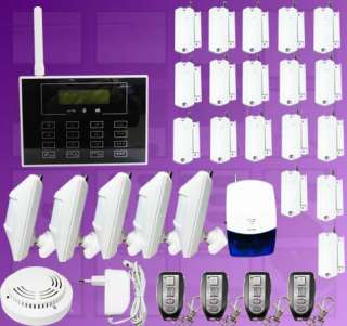 GSM TOUCH KEYPAD WIRELESS HOME SECURITY ALARM SYSTEM 5B  
