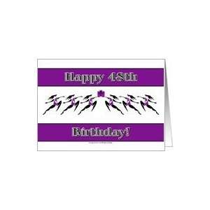  6 Dancers Birthday Purple 48 Card Toys & Games