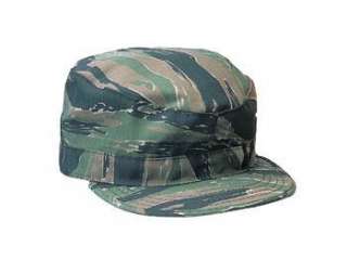NEW MILITARY STYLE CAMOUFLAGE FATIGUE CAPS 8 PATTERN  