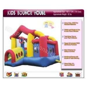  Inflatable Kids Bouncing Moonwalk House Jumper: Toys 