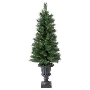  4 Westbrook Artificial Porch Tree With 70 Clear Twinkle 