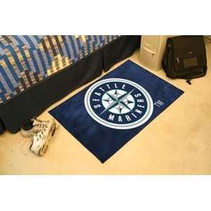 Seattle Mariners Rug   20 X 30 Starter Rug  Sports 