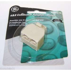  GE 4 & 8 Conductor Adapter   Almond (TL26222) Electronics