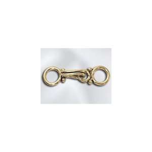  Vermeil style 22mm Hook & Eye Clasp Arts, Crafts & Sewing