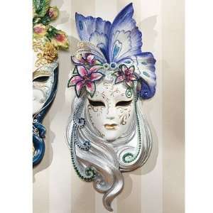  Design Toscano WU74134 Mask of Venice Butterfly Mask Wall 