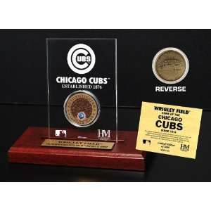  Wrigley Field Infield Dirt Coin Etched Acrylic