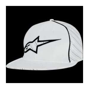  Alpinestars Strike A Flex Flexfit Hat , Color White, Size 
