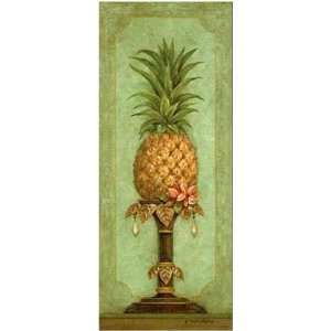  Pineapple and Pearls I Finest LAMINATED Print Pamela 