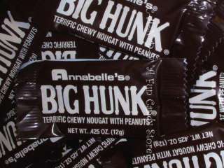 Annabelles BIG HUNK Snack Size Bars Low Fat Candy 2PKS  