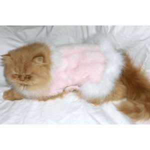 Pink Mink Coat (Size 10)