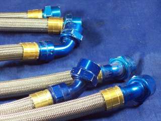 NASCAR 6 Icore Stainless steel braided hoses AN 12  