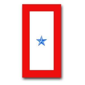  United States Army  One Blue Star  Service Flag Decal 