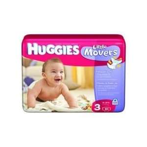 Package Of 31 Huggies Supreme Little Movers Diapers   Package Of 20