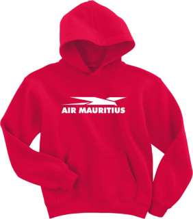 Air Mauritius Retro Logo Mauritian Airline Hoody  