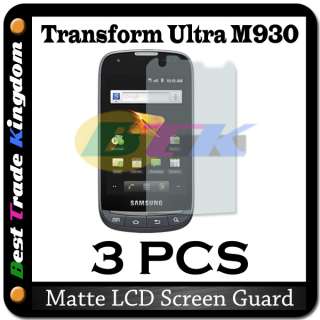 3x ANTI GLARE Matte Screen Protector Boost Mobile Samsung Transform 