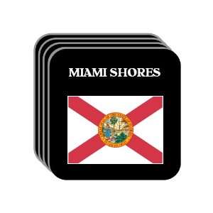  US State Flag   MIAMI SHORES, Florida (FL) Set of 4 Mini 