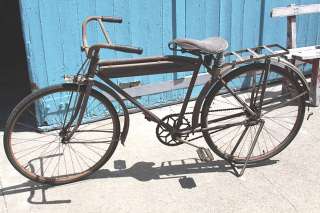 ANTIQUE Hawthorne Flyer Bicycle 28 Tank Style Like Early Motorcycle 
