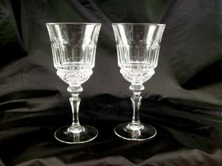 Set of 2 Crystal Wine Glasses ELEGANT!  