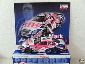 2006 Mark Martin 6 AAA 1/24 Team Caliber Preferred NASCAR diecast 