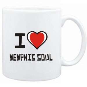  Mug White I love Memphis Soul  Music