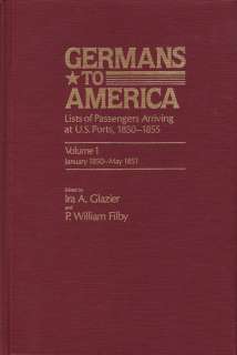 Germans to America 1850 1851  