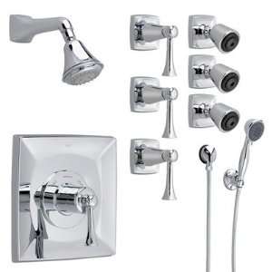 Illume Complete Shower Kit 05 with Lever Handle Finish: Brushed Nickel