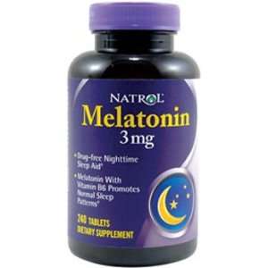  Melatonin ( Help Establish Normal Sleep Patterns. ) 3 mg 