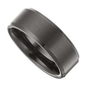  Size 8.5   Black Immersed Tungsten Ring Jewelry