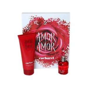 Amor Amor By Cacharel For Women. Gift Set ( Eau De Toilette Spray 3.3 