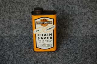   Davidson Chain Saver Lubricant Can NICE Oil Can 8 oz can  