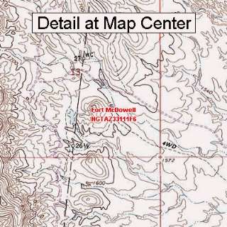   Map   Fort McDowell, Arizona (Folded/Waterproof)