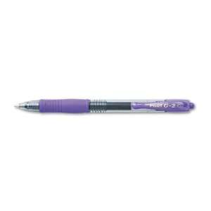  Pilot : G2 Retractable Gel Ink Roller Ball Pen, Purple Ink 