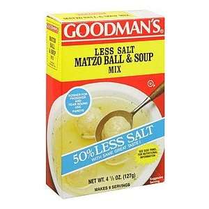 goodmans less salt, kosher for passover, matzo ball & soup mix (4.5 