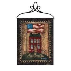  Let Freedom Ring Tapestry Bellpull by Manual Woodworkers 