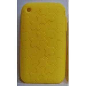  KingCase iPhone 3G & 3GS Silicone Skin Puzzle Pieces Case 