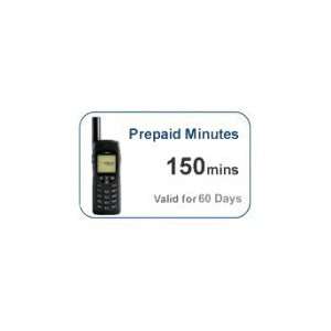    150 Prepaid Minutes for Iridium Satellite Phone Electronics