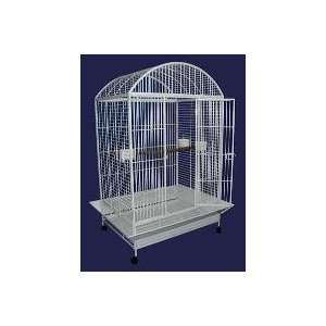   Parrot Bird Wrought Iron Cage Dome Top 40x30x69 WI40WHTR: Pet Supplies