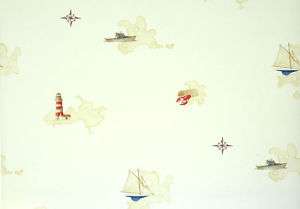 KITCHEN LOBSTERS, NAUTICAL Compass Wallpaper BH89061  
