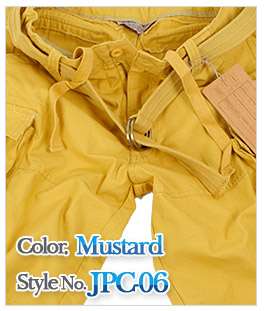 jeje Mens Belted Cargo Short Pants Various Style&color  
