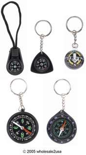 72 Locksmith Quality Compass Key Rings Chain Keychains  