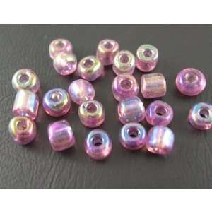  DIY Jewelry Making: 1 OZ of 6/0 Glass Seed Beads, Trans 
